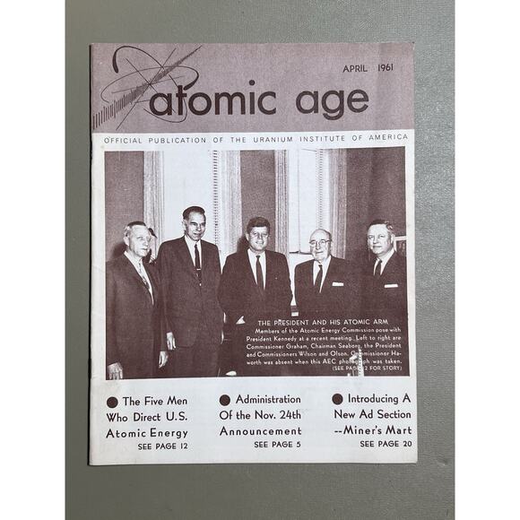 Atomic Age Magazine - 9 Issues From 1961 - Picture 4 of 11